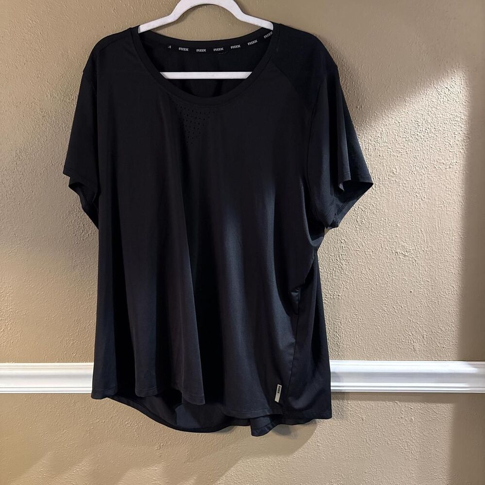 Rbx-active Women's Black T-shirt, Size 3x